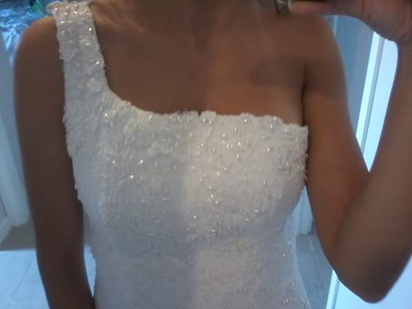 vendo vestido de novia talle S