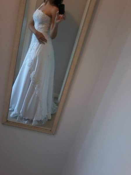 vendo vestido de novia talle S