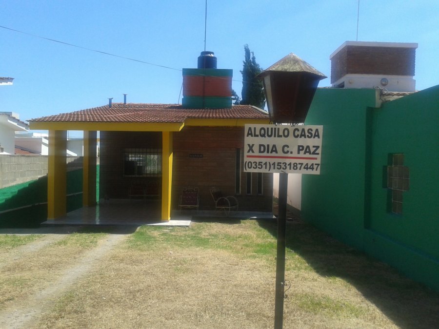 dña alq casa x dia carlos paz (precio negociable $1100)