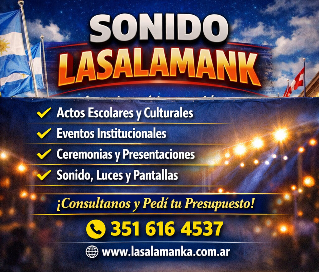 Sonido LASALAMANK Para Tu Proximo Evento Fiestas y Grupos en viv, Córdoba